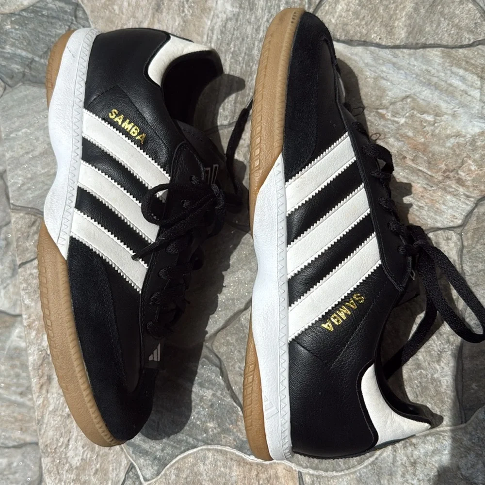 Adidas Samba Decon Core Black Cloud White Men's Size 9.5 - Picture 2 of 9